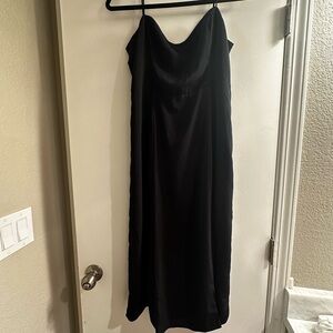 Abercrombie midi high slit Dress